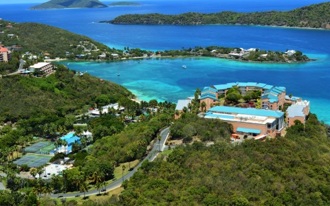 Aerial View of Sugar Bay Resort
